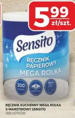 Top Market PSS Zgoda Ręcznik kuchenny mega rolka 2-warstwowy Sensito oferta