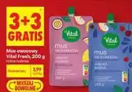 Biedronka Mus owocowy Vital Fresh oferta