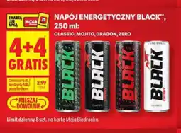 Biedronka Napój energetyczny Black Zero oferta