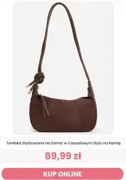 Renee Torebka stylizowana na zamsz w casualowym stylu na ramię Renee oferta