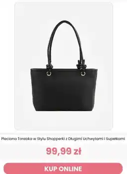 Renee Pleciona torebka w stylu shopperki z długimi uchwytami i supełkami Reneé oferta