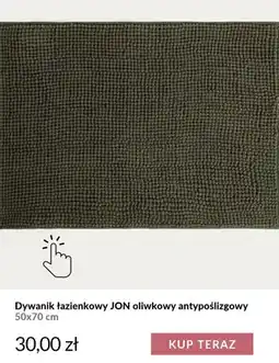 Homla Dywanik łazienkowy Jon oliwkowy antypoślizgowy 50x70 cm Homla oferta