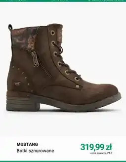 Deichmann Botki sznurowane Mustang oferta