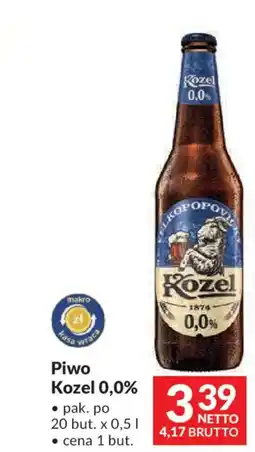 Makro Piwo Kozel 0,0% oferta