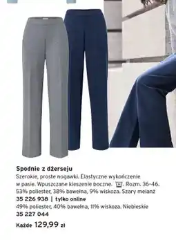 Tchibo Spodnie z dżerseju oferta