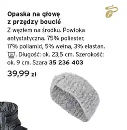 Tchibo Opaska na głowę z przędzy bouclé Tchibo oferta