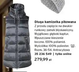 Tchibo Długa kamizelka pikowana Tchibo oferta