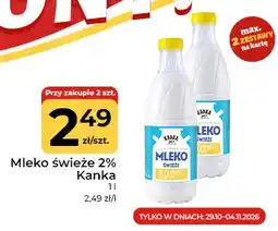 Społem Częstochowa Mleko świeże Kanka 2% oferta