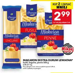 Lewiatan Makaron ekstra durum fusilli Lewiatan oferta