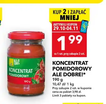 Koncentrat pomidorowy Ale Dobre!