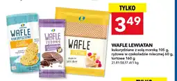 Lewiatan Wafle ryżowe w czekoladzie mlecznej Lewiatan oferta