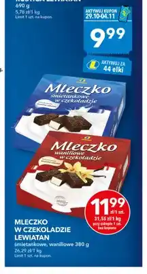 Lewiatan Mleczko w czekoladzie śmietankowe Lewiatan oferta