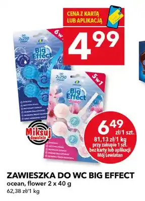 Zawieszka do WC Big Effect flower Lewiatan 2-pak