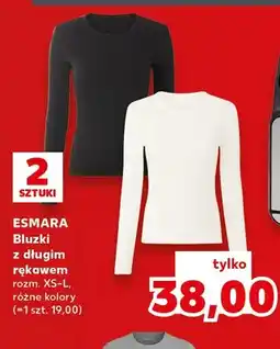 Kaufland Bluzki z długim rękawem Esmara 2-pak oferta