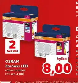 Kaufland Żarówki LED Osram 2-pak oferta