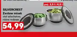 Kaufland Zestaw misek stal szlachetna Silvercrest oferta