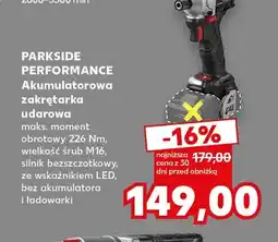 Kaufland Akumulatorowa zakrętarka udarowa Parkside Performance oferta