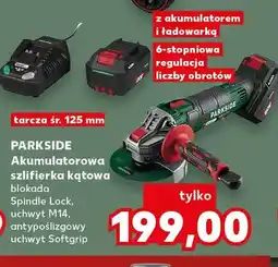 Kaufland Akumulatorowa szlifierka kątowa Parkside oferta