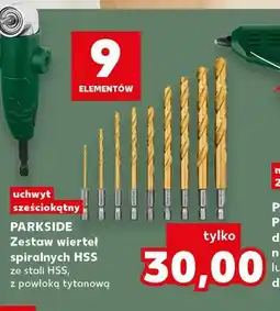 Kaufland Zestaw wierteł spiralnych HSS Parkside oferta