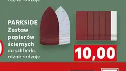 Kaufland Zestaw papierów ściernych do szlifierki Parkside oferta