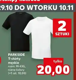 Kaufland T-shirty męskie 2-pak Parkside oferta