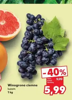 Kaufland Winogrona ciemne oferta