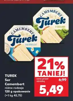 Kaufland Ser Camembert Turek różne rodzaje oferta