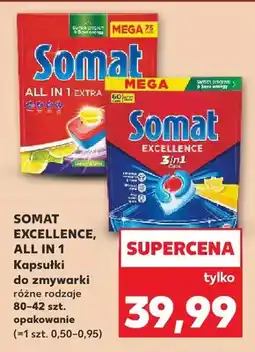 Kaufland Kapsułki do zmywarki Somat Excellence oferta