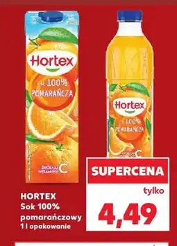 Kaufland Sok pomarańczowy Hortex 100% oferta