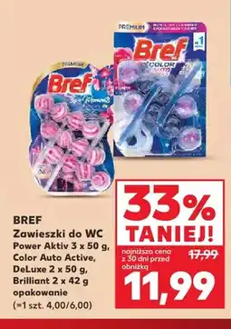Kaufland Zawieszka do WC Bref Color Aktiv oferta