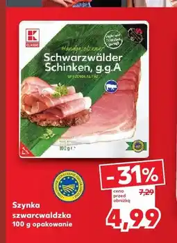 Kaufland Szynka szwarcwaldzka K-Classic oferta