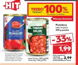 Kaufland Pomidory całe K-Classic oferta