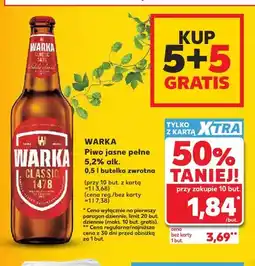 Kaufland Piwo Warka Classic oferta