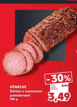 Kaufland Salami z suszonymi pomidorami Könecke oferta