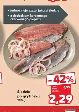 Kaufland Śledzie po gryfińsku oferta