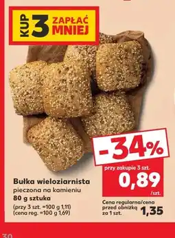 Kaufland Bułka wieloziarnista pieczona na kamieniu oferta