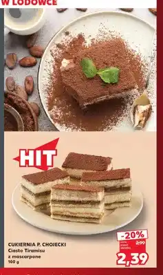 Kaufland Ciasto Tiramisu z mascarpone Cukiernia P. Chojecki oferta