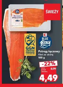 Kaufland Pstrąg tęczowy filet ze skórą Blue Bay oferta