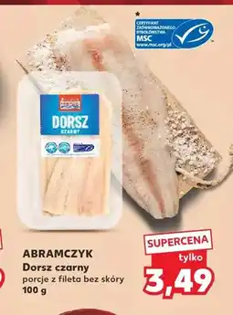 Kaufland Dorsz czarny porcje z fileta bez skóry Abramczyk oferta