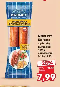 Kaufland Kiełbasa z piersią kurczaka Morliny oferta