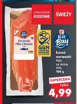 Kaufland Łosoś norweski filet ze skórą XXL Blue Bay oferta