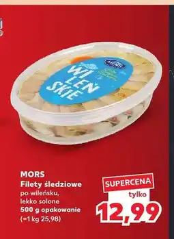Kaufland Filety śledziowe po wileńsku lekko solone Mors oferta