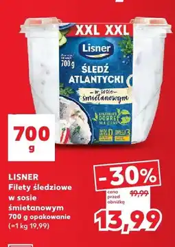 Kaufland Filety śledziowe w sosie śmietanowym Lisner oferta