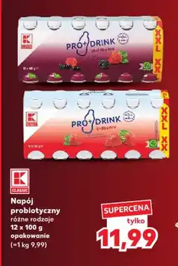 Kaufland Napój probiotyczny K-Classic 12-pak oferta