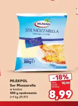 Kaufland Ser mozzarella w kostce Mlekpol oferta
