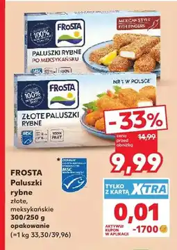 Kaufland Paluszki rybne złote Frosta oferta