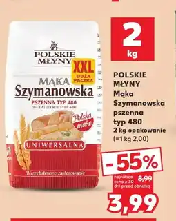Kaufland Mąka Szymanowska pszenna typ 480 Polskie Młyny oferta