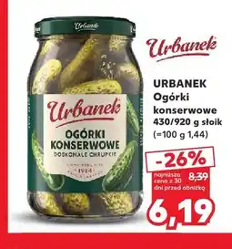 Kaufland Ogórki konserwowe Urbanek oferta