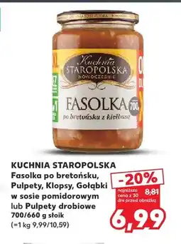 Kaufland Pulpety w sosie pomidorowym Kuchnia Staropolska oferta