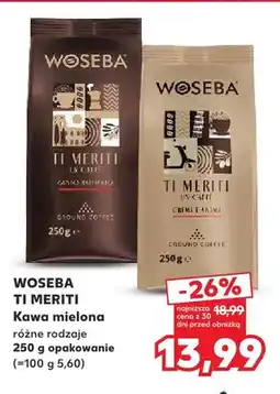 Kaufland Kawa mielona Ti Meriti Gusto Raffinato Woseba oferta